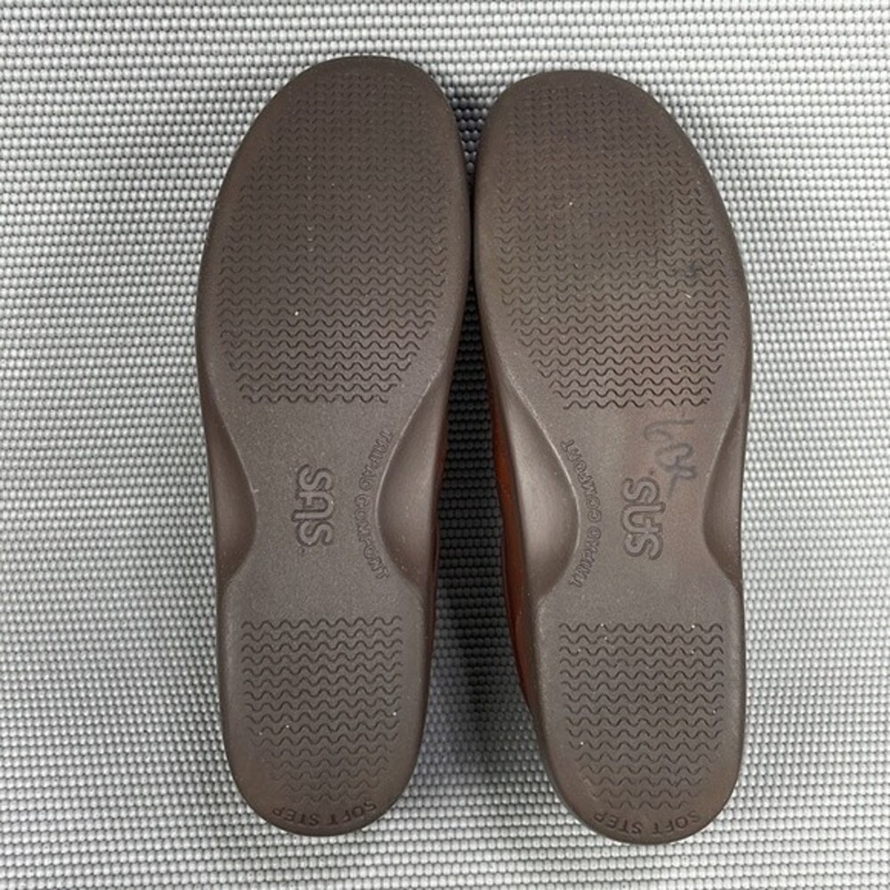 SAS Women's Leather Slip On Comfort Shoes With Tri-Pad Comfort Size 9.5S (Slim) - Picture 8 of 10